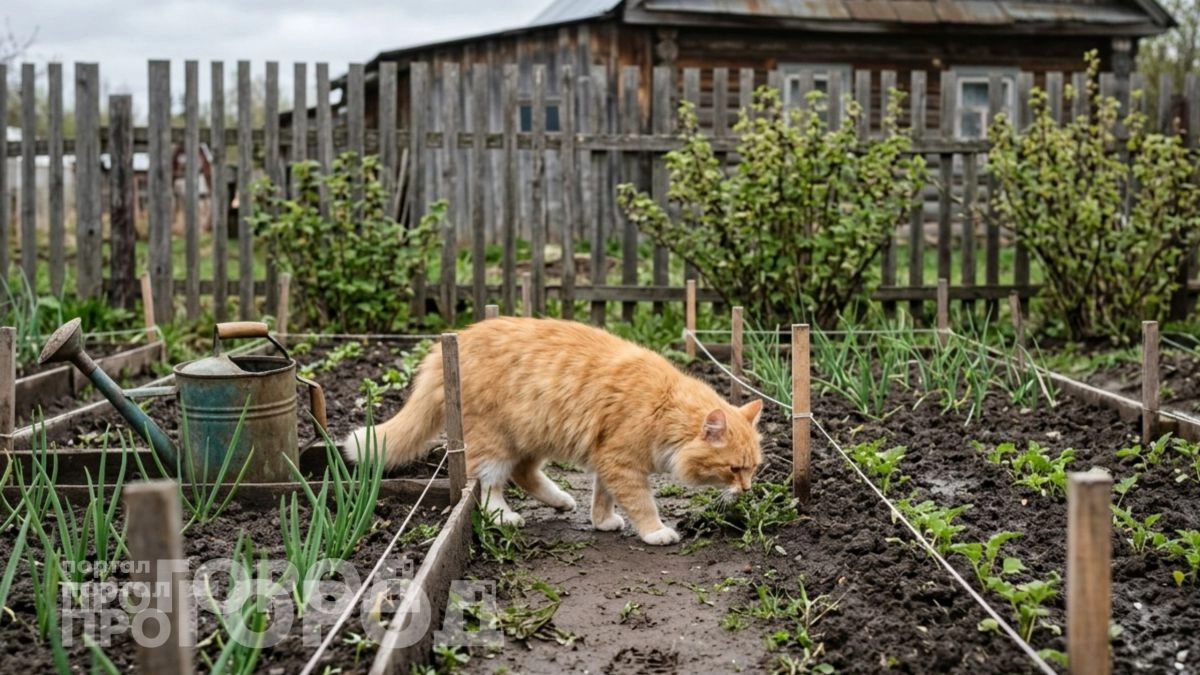 Больше не трачу время на уборку огорода: коты обходят грядки стороной после применения этой специи