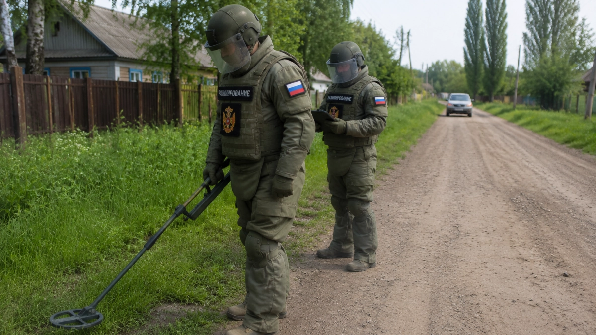 В Курской области очищены 92 населённых пункта и почти 3 млн взрывоопасных предметов уничтожено