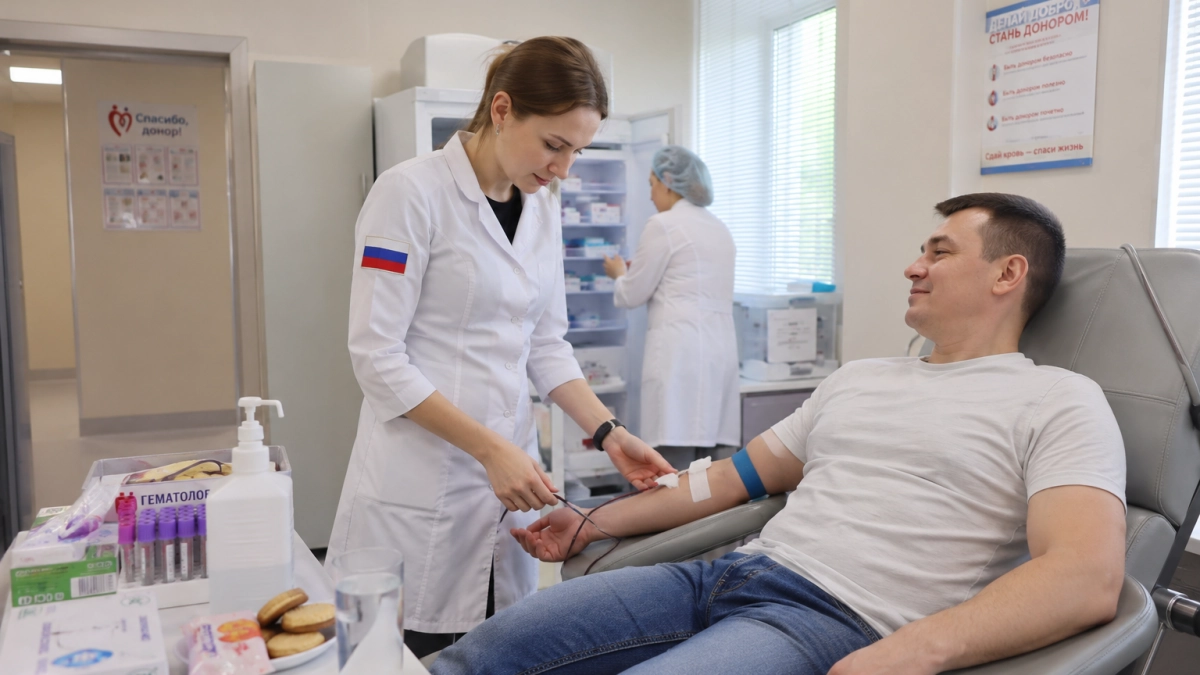 Курская область получит центр переливания крови и спортивный диспансер