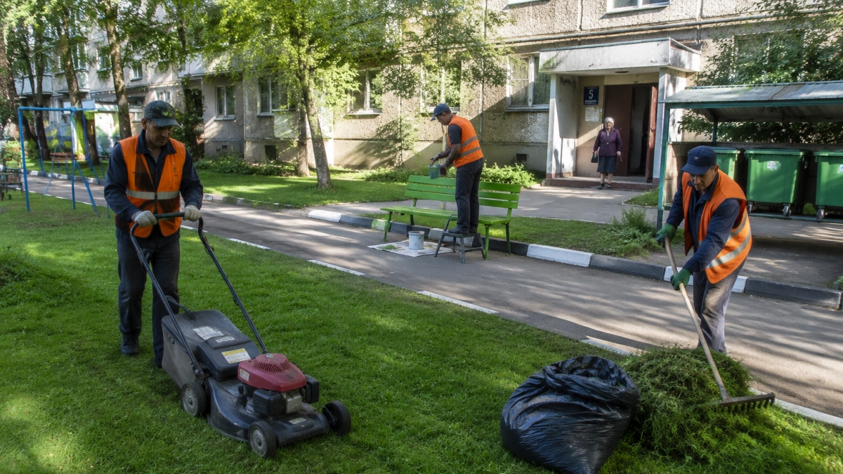 Пять курских УК развернули масштабные работы во всех округах города