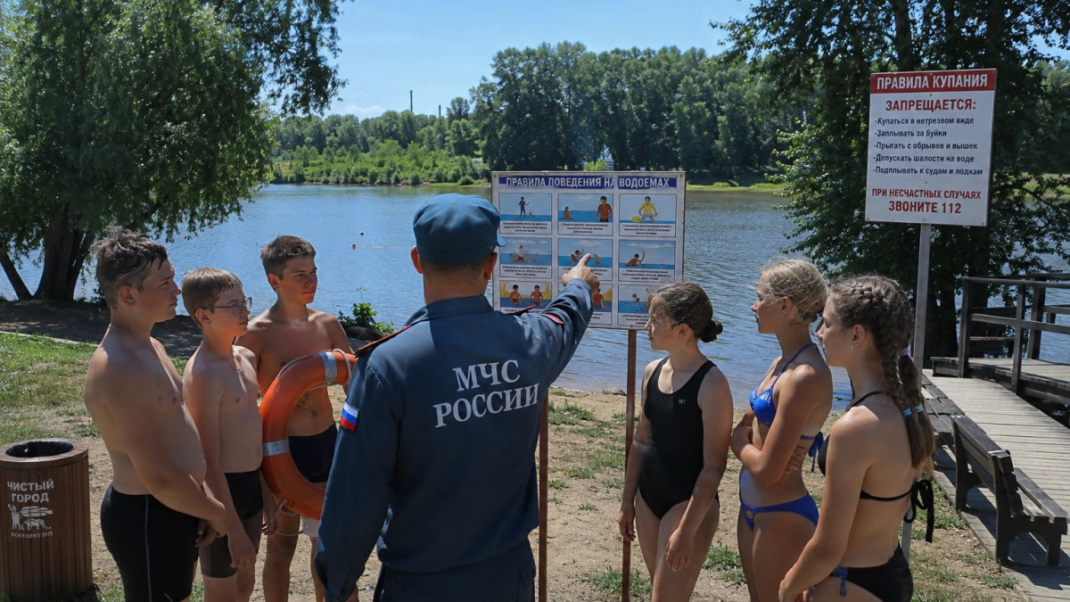 15-летний подросток утонул во время купания в Курской области