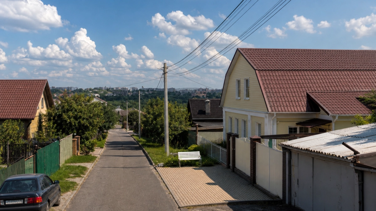 В Курске обновили электросети и добавили фонари на Узеньком переулке