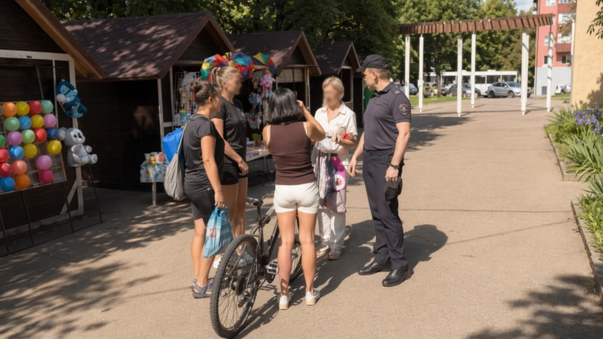 В Железногорске полицейские и дружинники раздали памятки о схемах мошенников