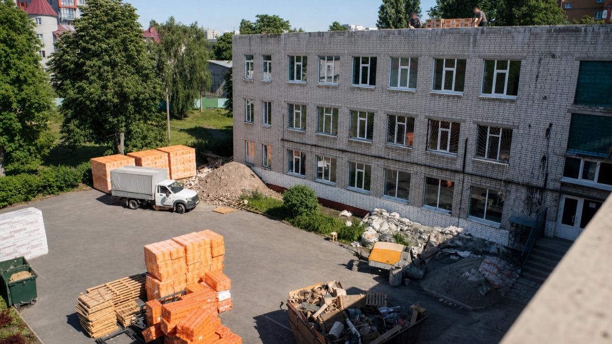 Семь школ и детсадов Курска ремонтируют по нацпроектам