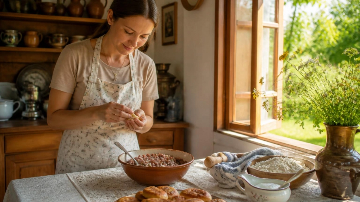 Посикунчики: сочные мясные пирожки, которые раньше на праздники готовили в деревнях