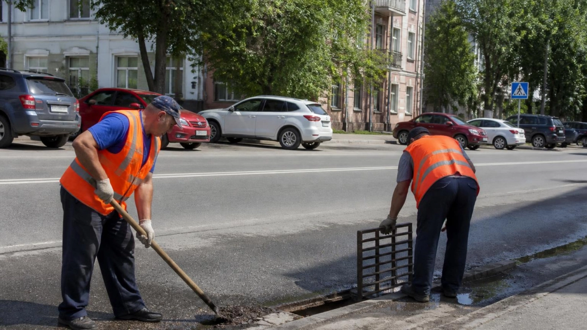 Пять улиц Курска признали опасными перед весенним половодьем