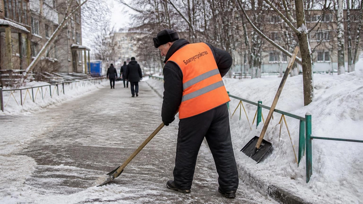 В Курске подрядчик по уборке города остался без техники для борьбы с наледью