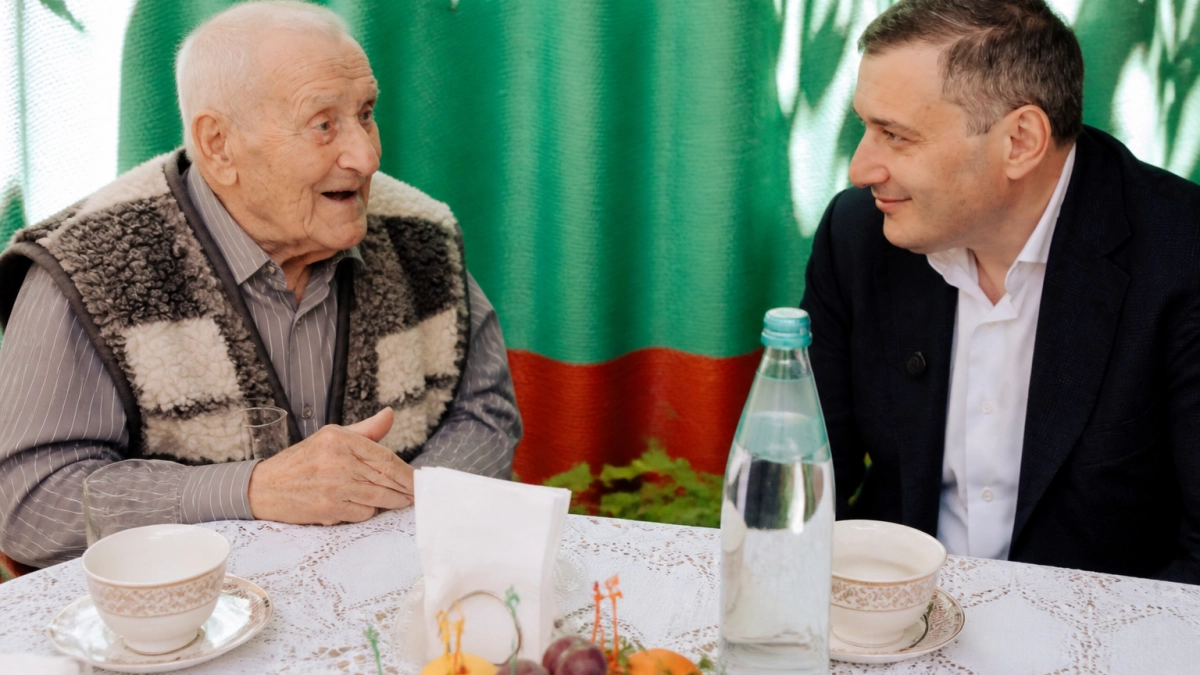 Курский фронтовик Алексей Сорокин в 100 лет предложил тост за Победу