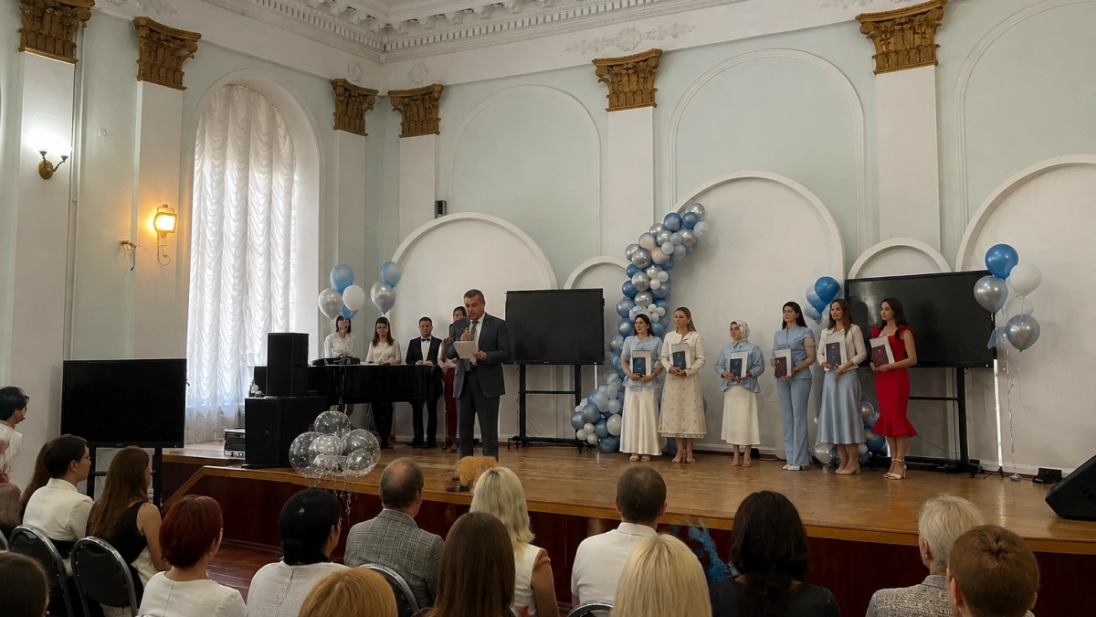 Хинштейн вручил дипломы курским филологам: почти половина выпускников — с отличием