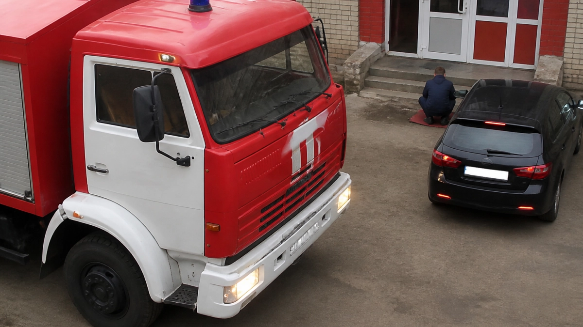 В Курске на Октябрьской полностью сгорел двухэтажный дом предварительная причина замыкание