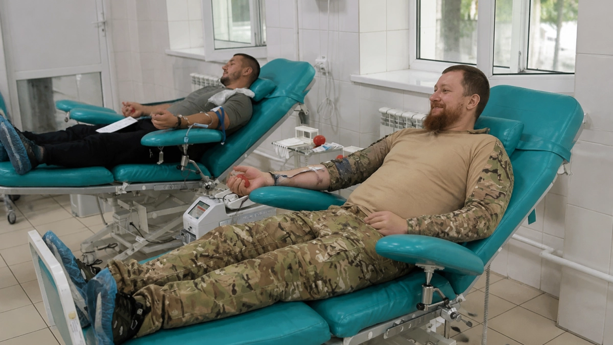 Добровольцы «БАРС-Курск» сдали кровь для раненых бойцов и нуждающихся гражданских