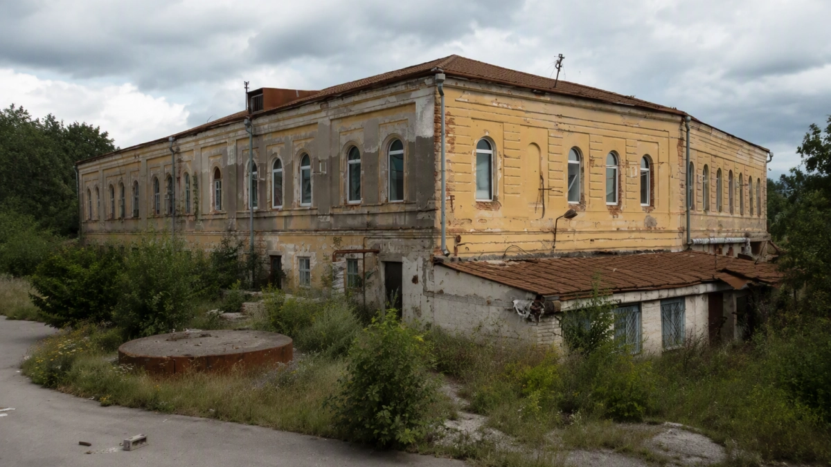 В Курске началась реставрация бывшего Окружного суда с возвращением исторической кровли