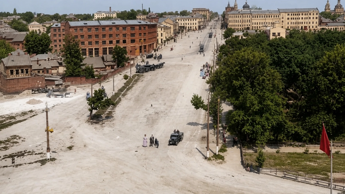 В курском Госархиве нашли фото Красной площади до строительства Дома Советов
