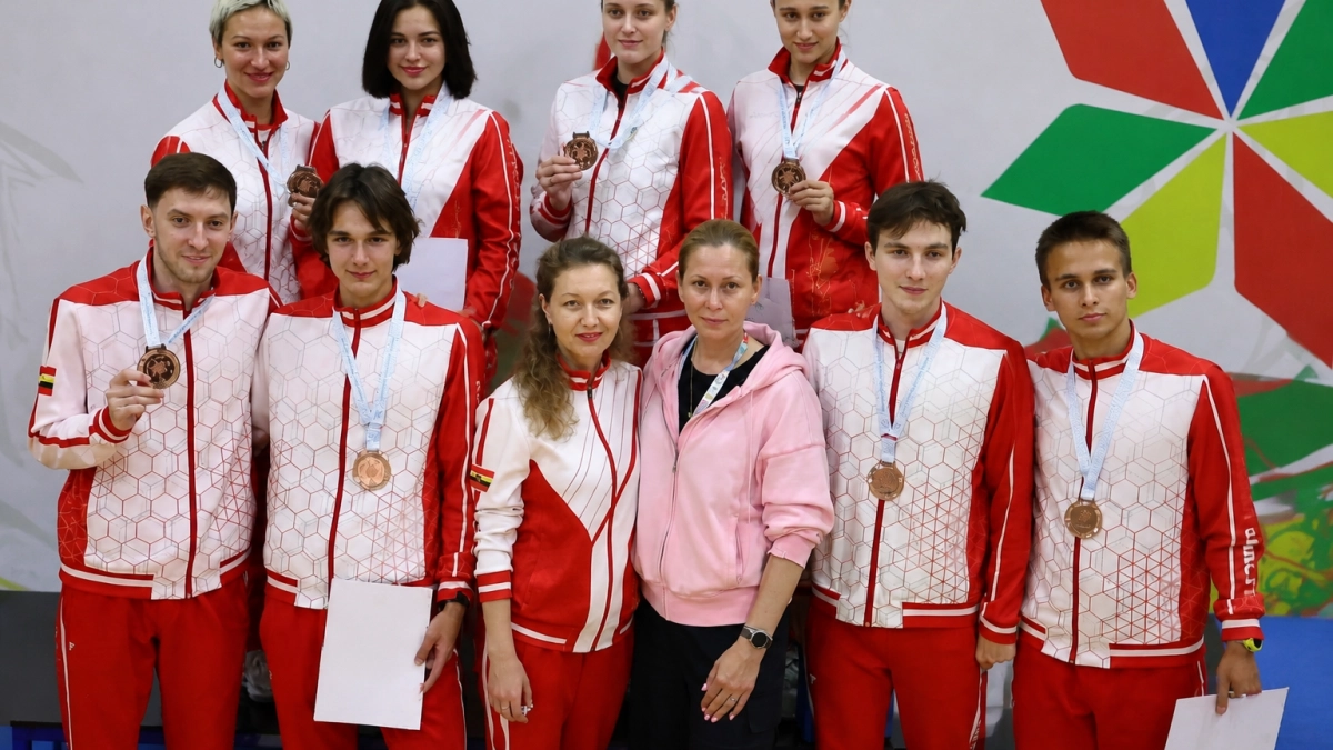Курские рапиристы взяли две командные бронзы на Спартакиаде народов России в Уфе