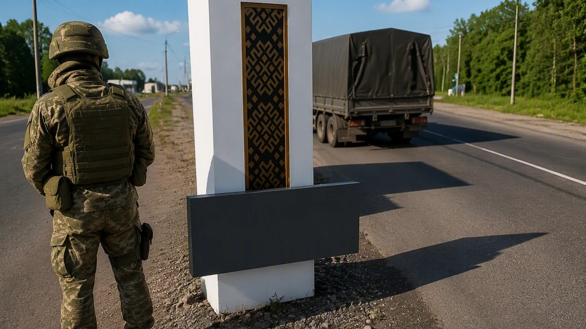 На въездах в Курск восстановили три стелы с полностью замененными основаниями