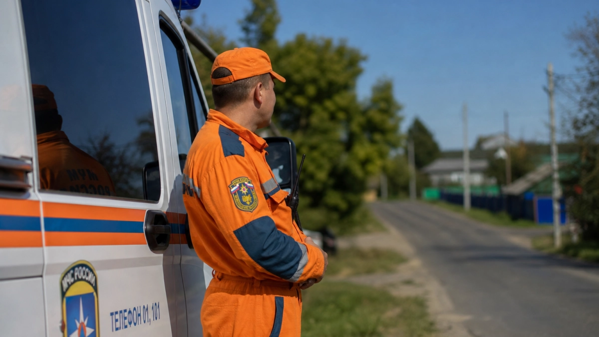 В Курской области женщина ранена обломками БПЛА и доставлена в областную больницу