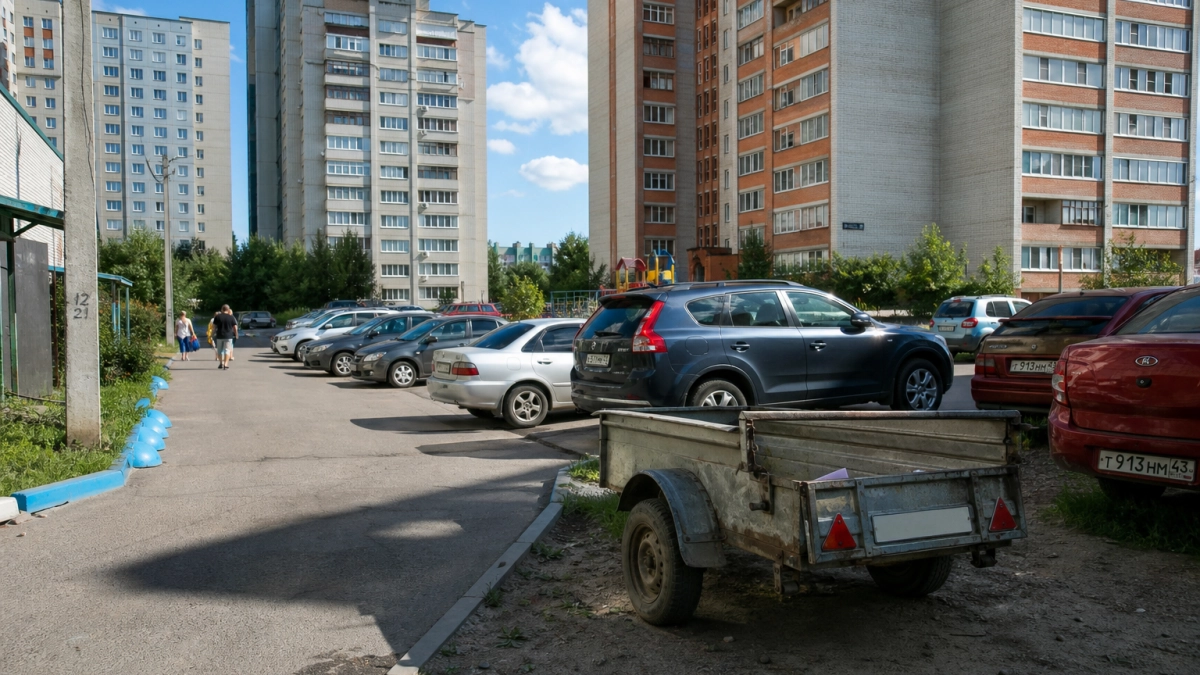 В Курске мэр призвал убрать прицепы с парковок после аварии из за ветра