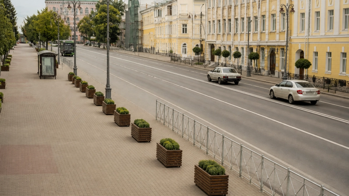 «Зеленстрой» за 35,7 млн озеленит улицу Ленина в Курске за две недели