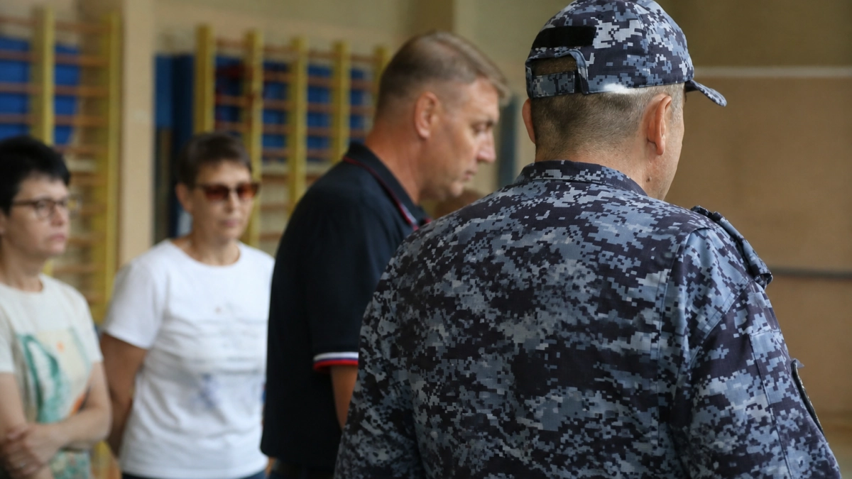 В Курске перед голосованием отработали действия на участках при угрозах безопасности