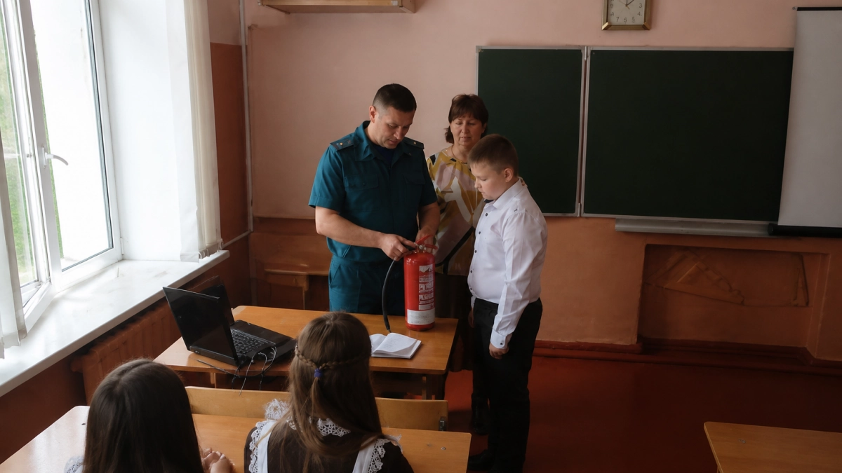 В школах и детсадах Курской области начался месячник безопасности с эвакуациями