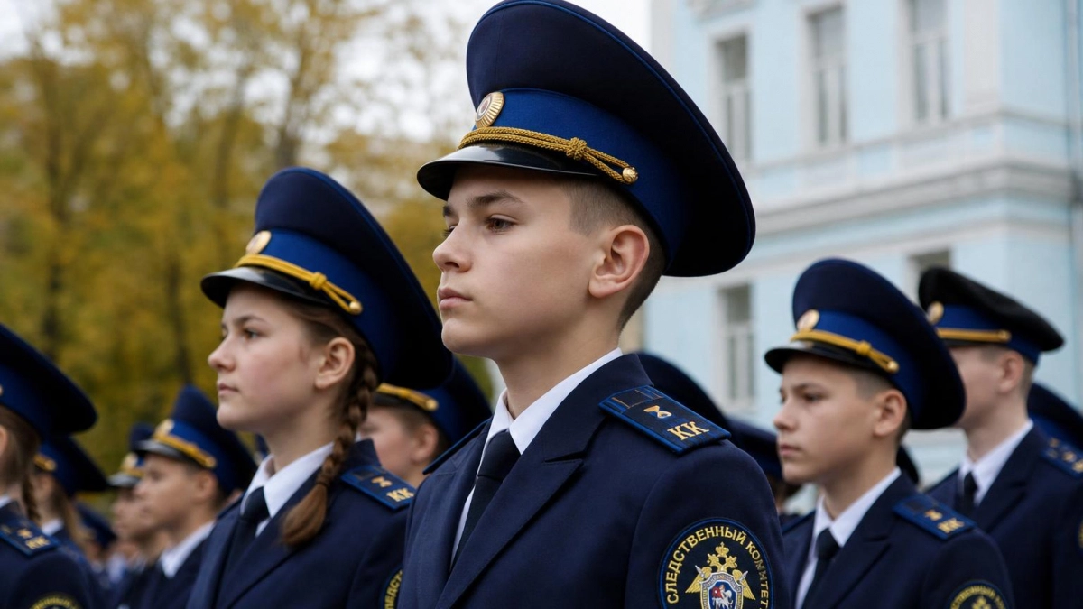 В Курске восьмиклассники школы №23 дали клятву кадетов Следственного комитета
