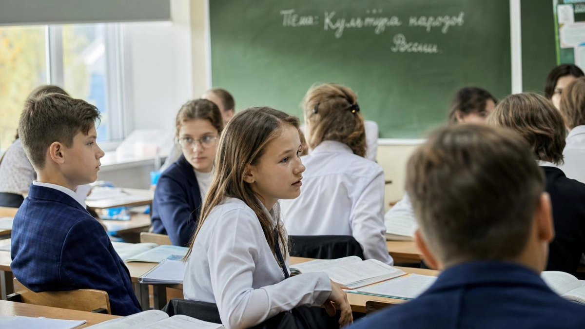 В школах Курска День грамотности отметили викторинами и разговорами о языках России
