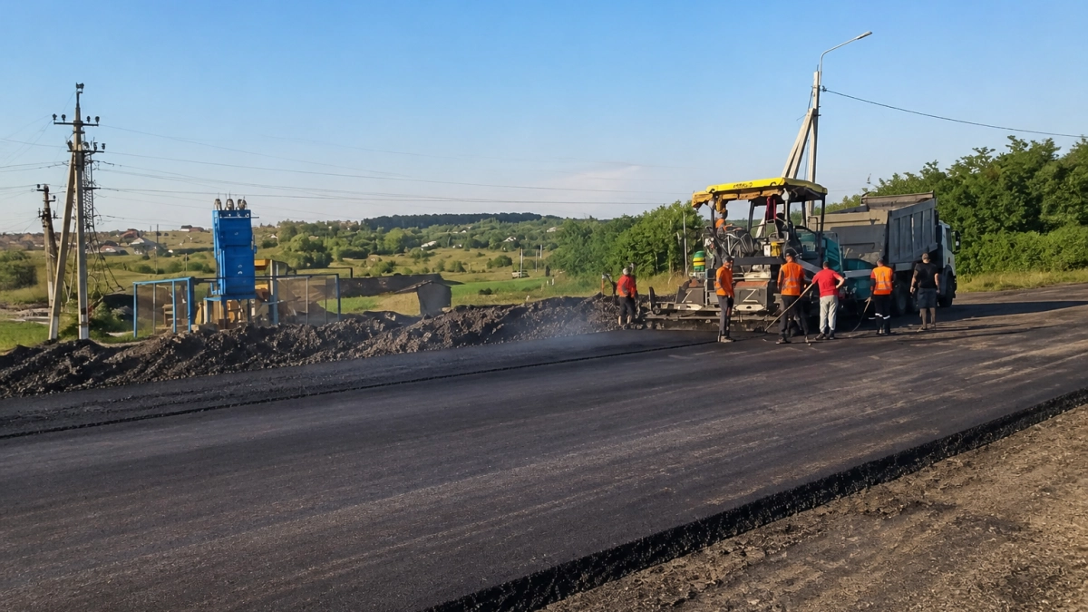 В Курской области ремонтируют 21,4 км самой протяженной дороги нацпроекта