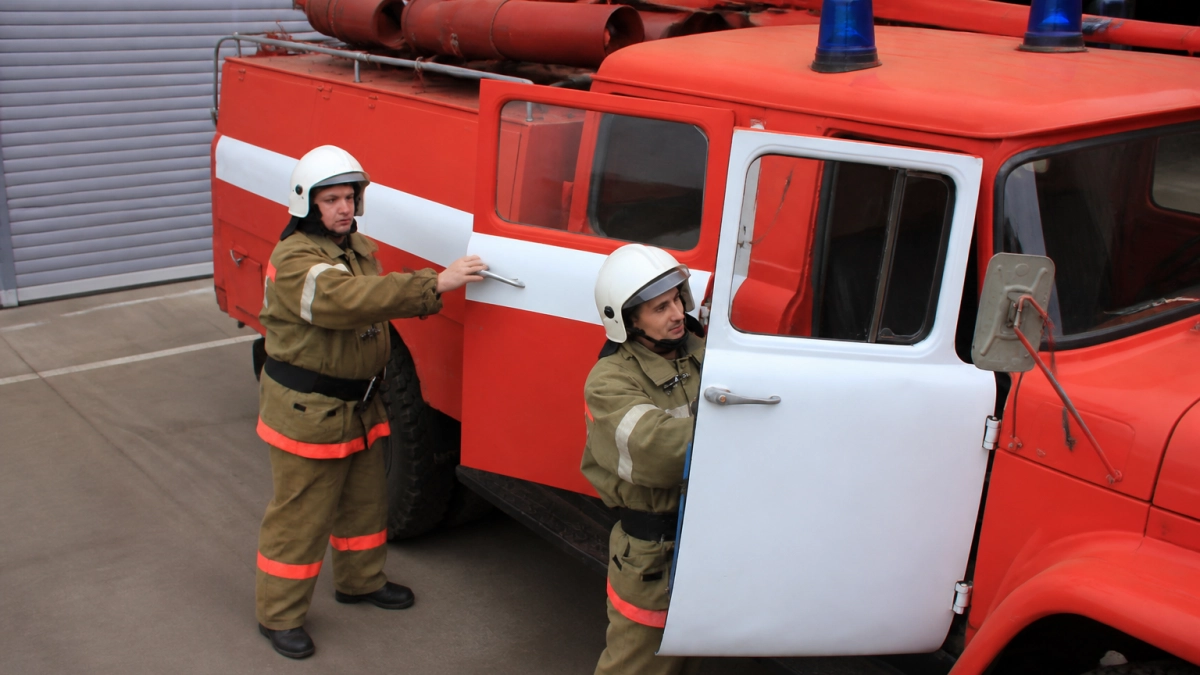 Лучшей добровольной пожарной командой Курской области признали отряд Щигровского комбината