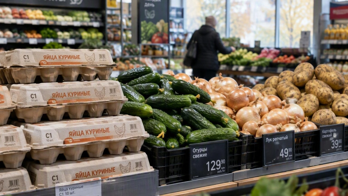 В Курской области яйца за неделю подорожали на 8%, картофель подешевел