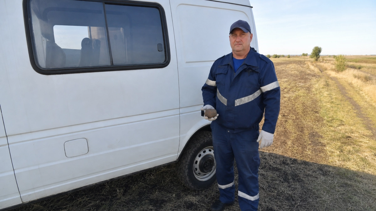 В Фатежском районе обнаружили авиабомбу времен войны и вывезли на полигон