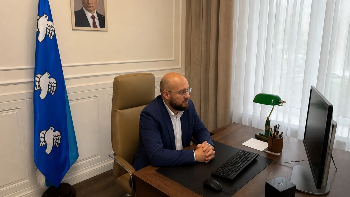 В Курске провал у администрации области отремонтируют после работ на других объектах