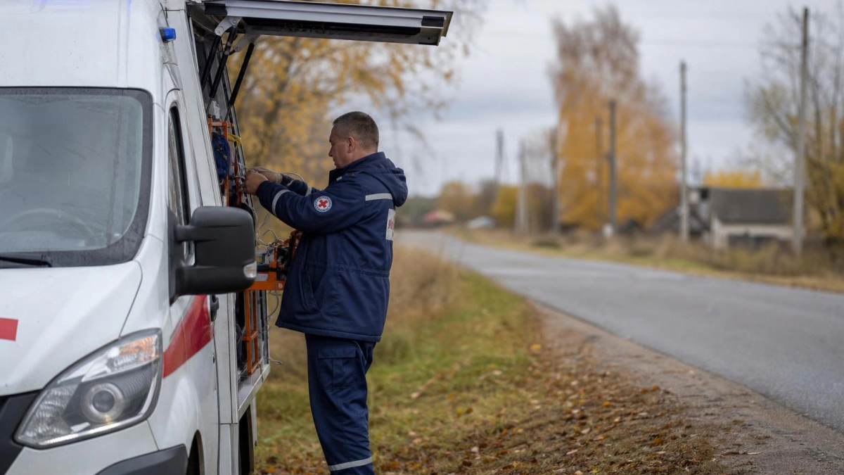 В Курской области дрон атаковал реанимобиль, ранен фельдшер