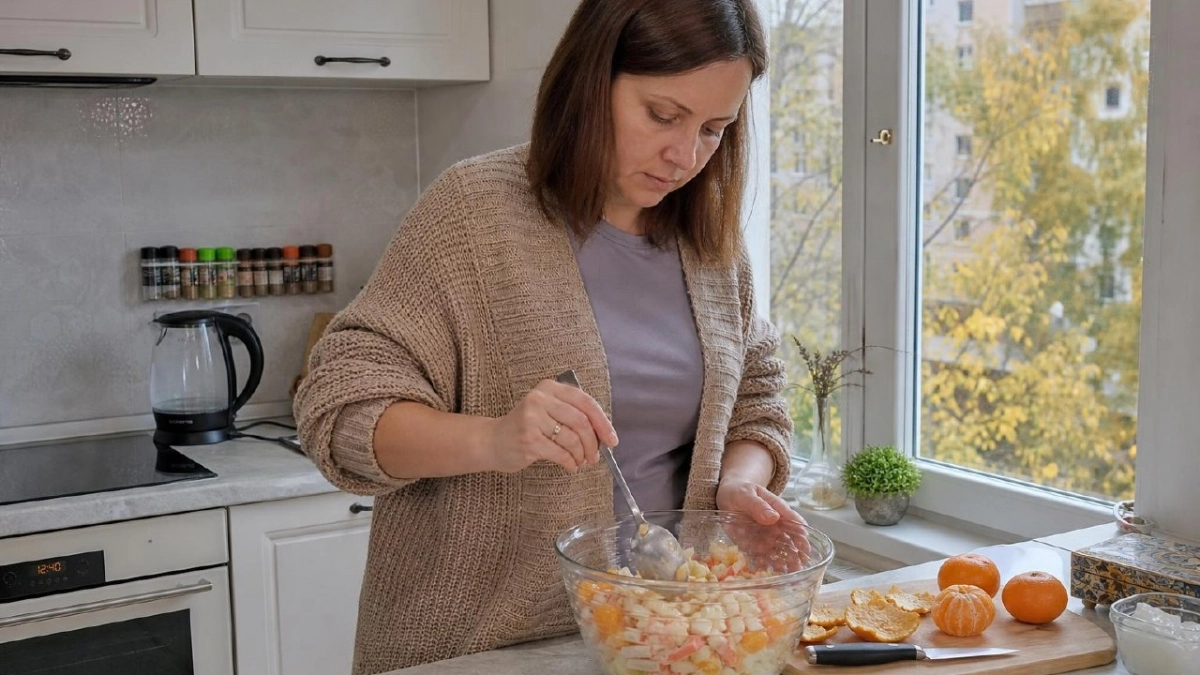 Обычный крабовый салат заиграл новыми красками: просто уберите кукурузу и добавьте этот секретный ингредиент