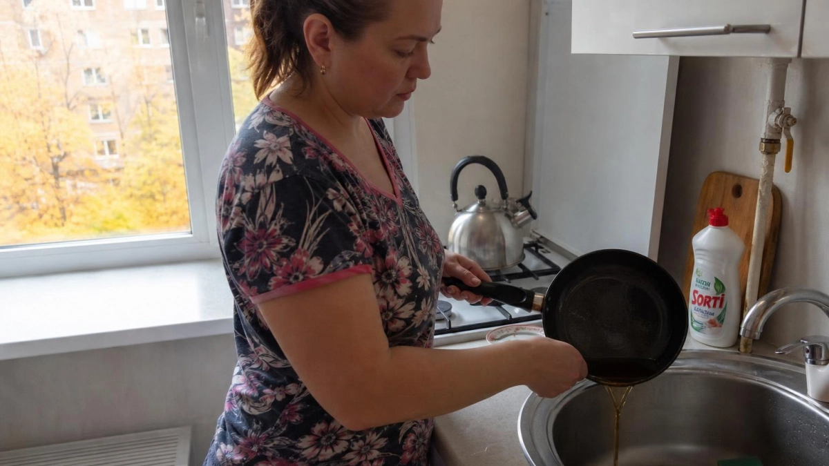 Заливаю ложку масла в кухонный слив перед уходом: простой лайфхак навсегда избавляет дом от затхлого запаха