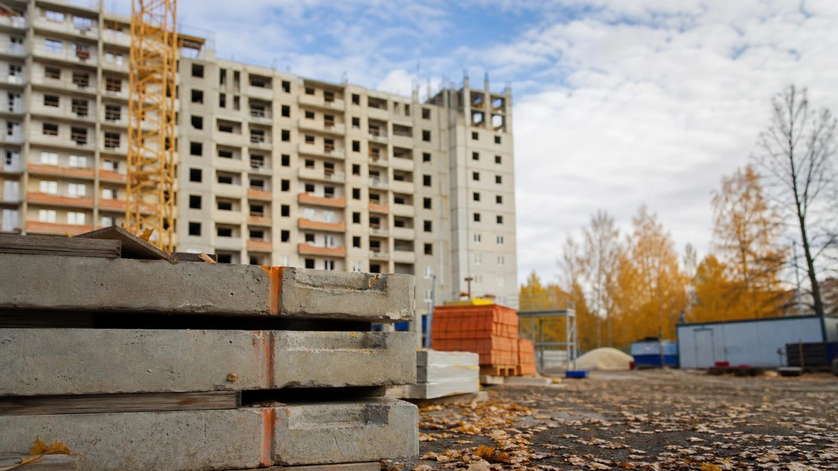 Ввод жилья в Курской области сократился на 16% за девять месяцев