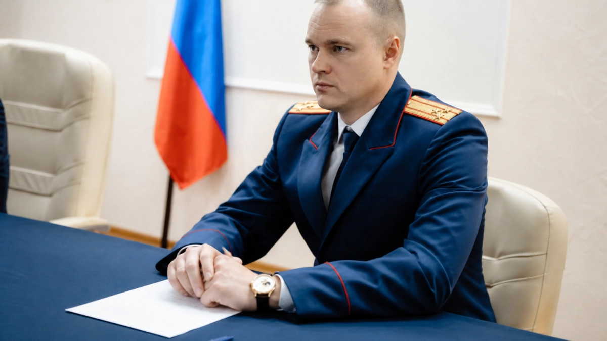 Хинштейн представил нового главу курского СК — полковника Никиту Севастьянова