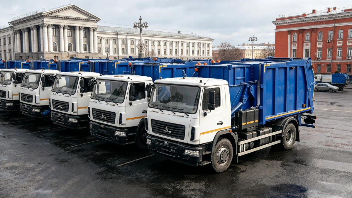 Курская область за год получила 60 мусоровозов по федеральной программе