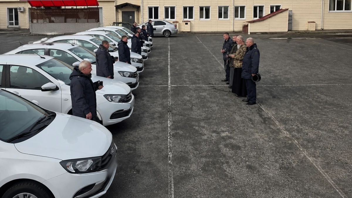 Курское УФСИН получило девять новых Lada Granta для выездной работы инспекции