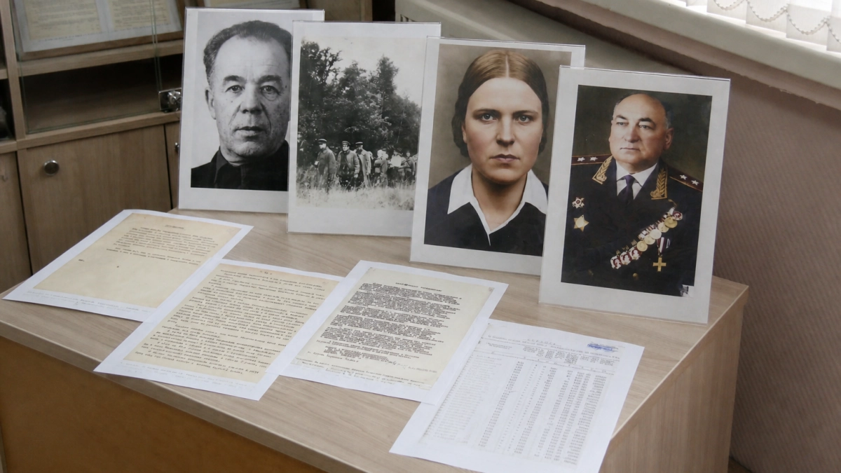 В Курске к 85-летию партизанского движения показали редкие архивные экспонаты