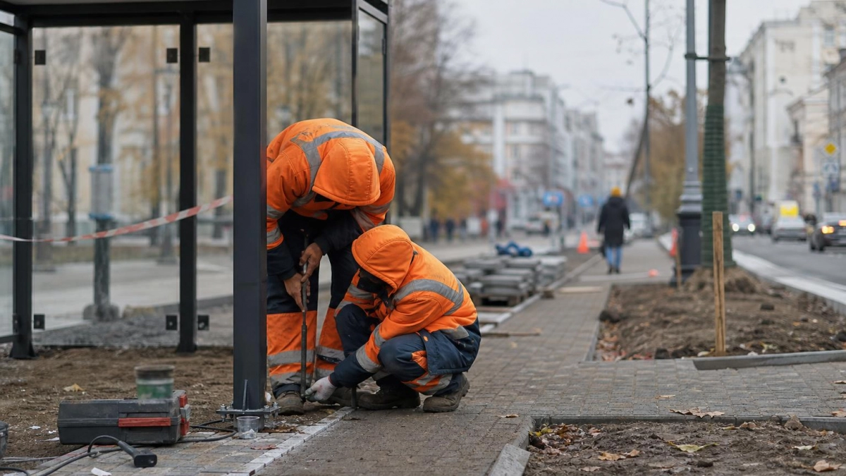 В Курске после сноса остановки на КЗТЗ новую пообещали установить на следующей неделе