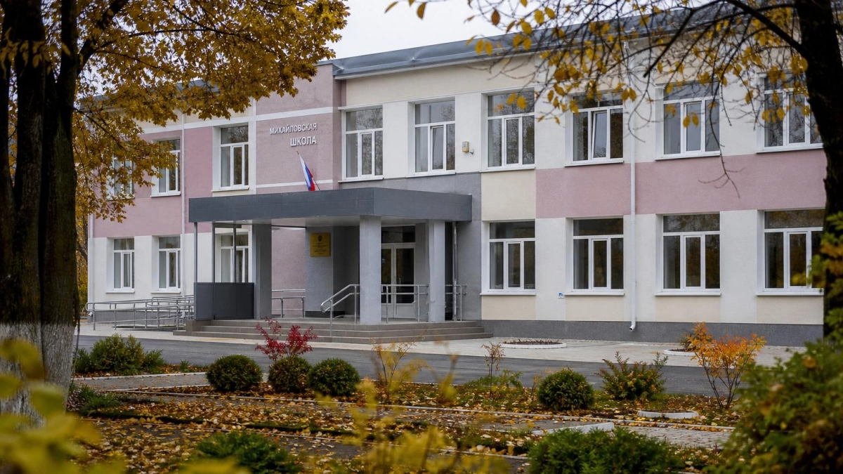 В курской Крупецкой школе завершили масштабный ремонт: ученики уже вернулись за парты