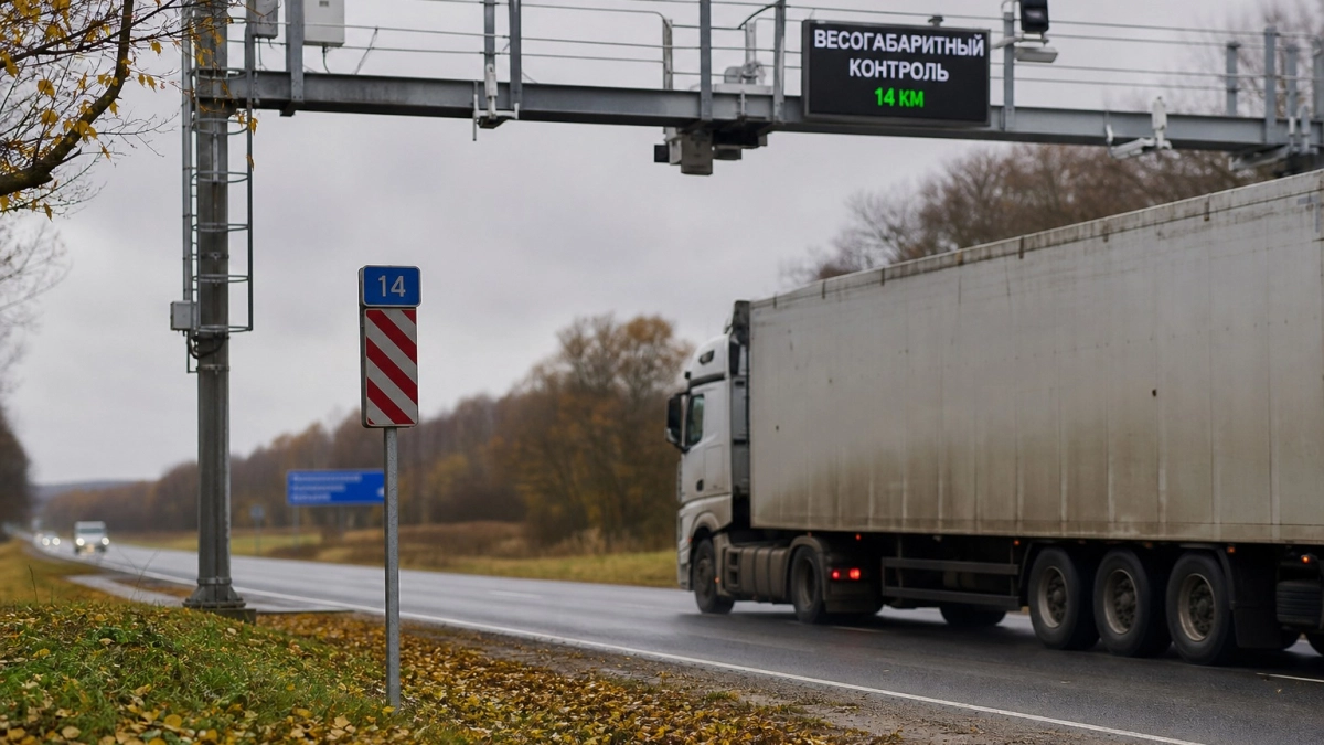Под Курском запустят автоматический весовой контроль на популярном у большегрузов маршруте