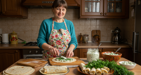Легко, быстро и вкусно: берем лаваш и делаем сочные рулетики — разлетятся со стола моментально