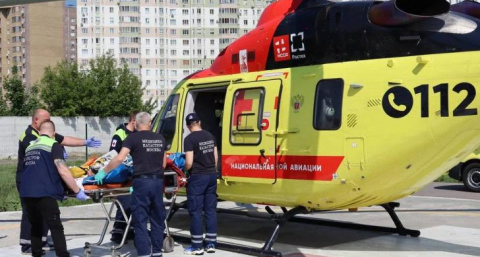 Пострадавших при обстреле курянок доставили в Склифосовского