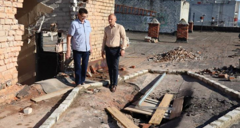 Крышу актрисы драмтеатра отремонтировали спустя 4 дня после атаки БПЛА