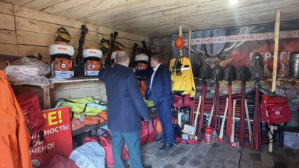 Курская область выставляет 77 специалистов и 46 единиц техники против лесных пожаров