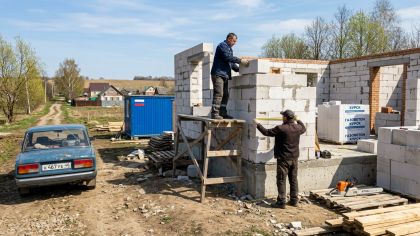 Куряне сами построили 73% всего нового жилья в регионе за квартал