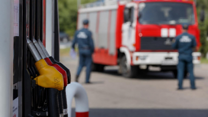 При ударе по АЗС в Льгове ранен мужчина с осколочными ранениями ноги