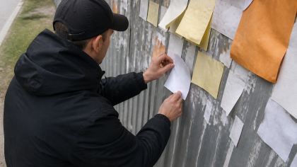 В Курске за день очистили от незаконной рекламы 41 остановку
